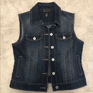 I.N.C. International Concepts Denim Vest | Women's XS | Pre-owned